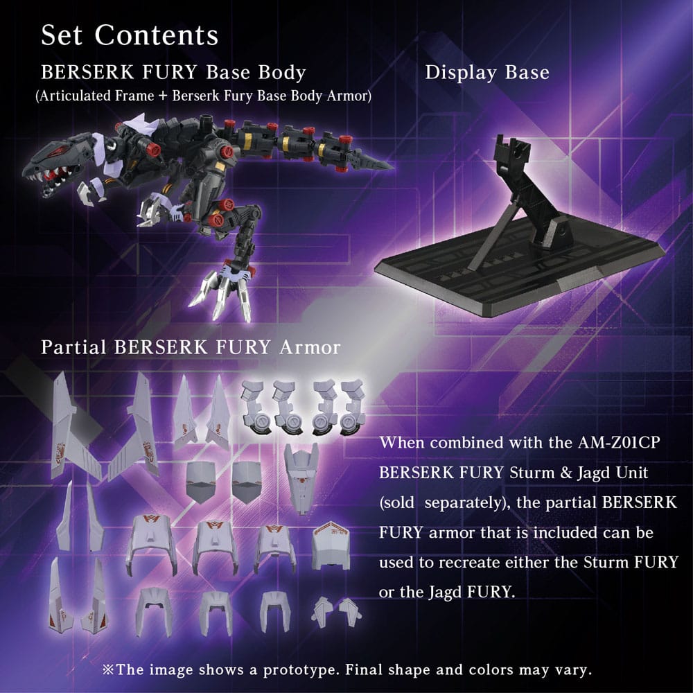 Zoids Plastic Model Kit AM Z01EX Berserk Fury Elementary Body Takara Tomy