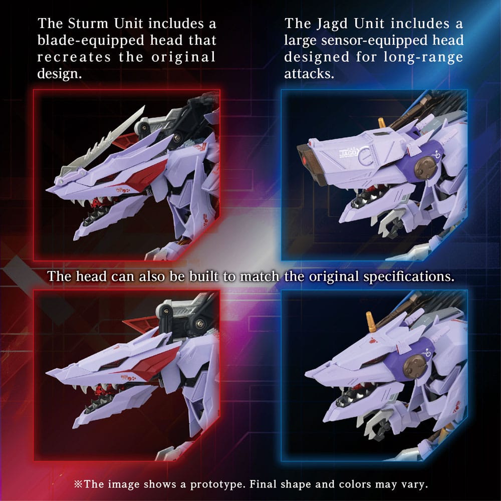 Zoids Model Kit Accesoory Set AM Z01CP Berserk Fury Sturm & Jagd Unit Takara Tomy