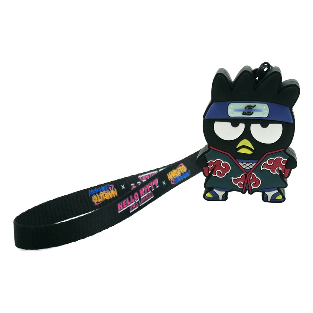 Naruto Shipudden x Hello Kitty PVC Keychain Badtzt Maru Itachi Teknofun