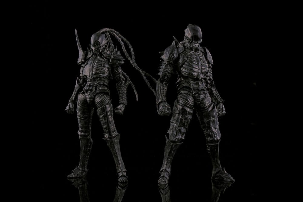 ABARA Action Figure Black Gaunas Kudou Denji & Nayuta Set T.E.S.T