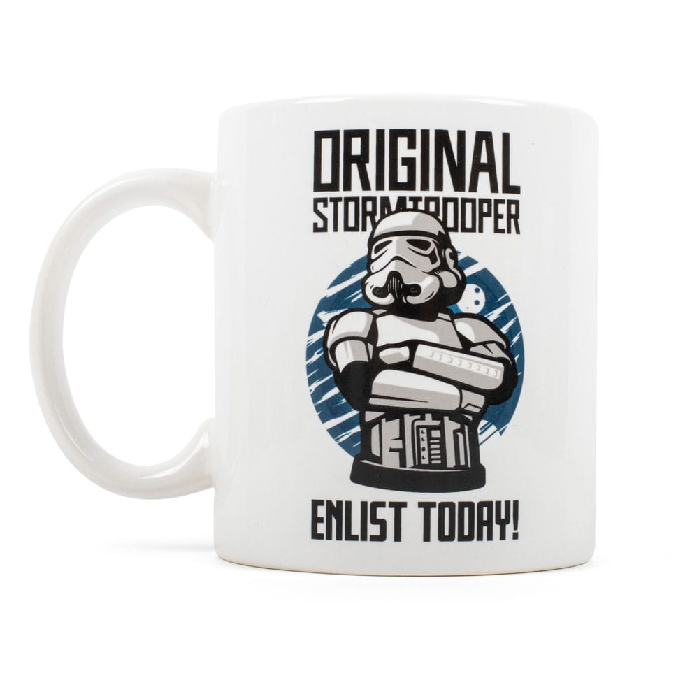 Original Stormtrooper Mug Enlist Today White Thumbs Up