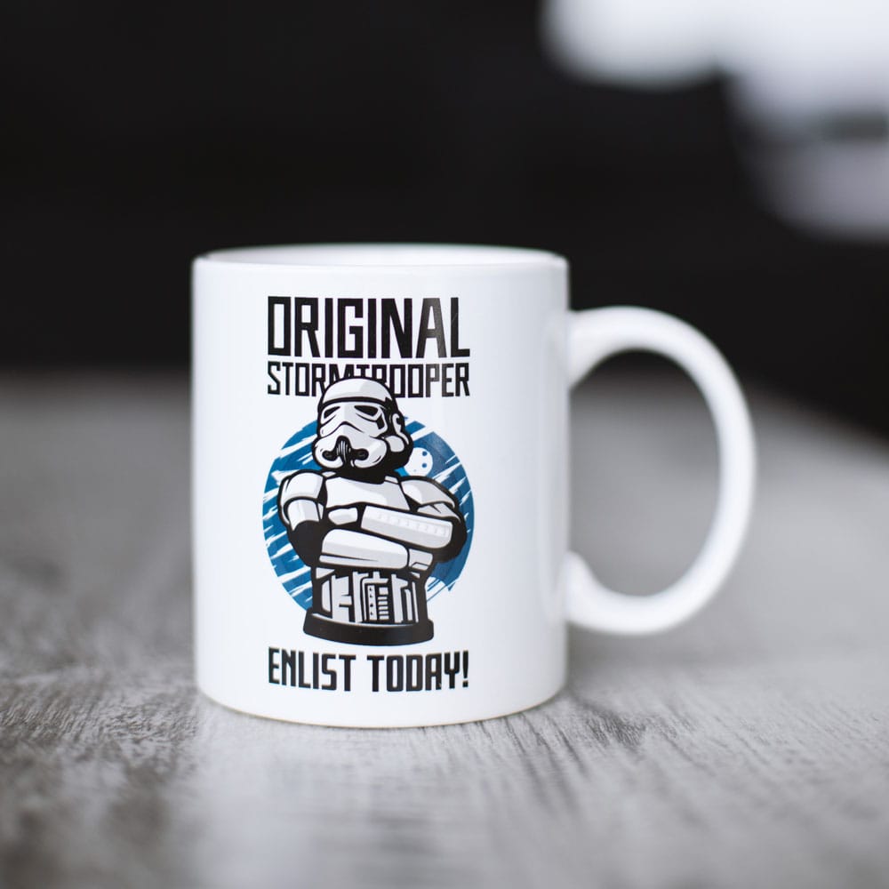 Original Stormtrooper Mug Enlist Today White Thumbs Up