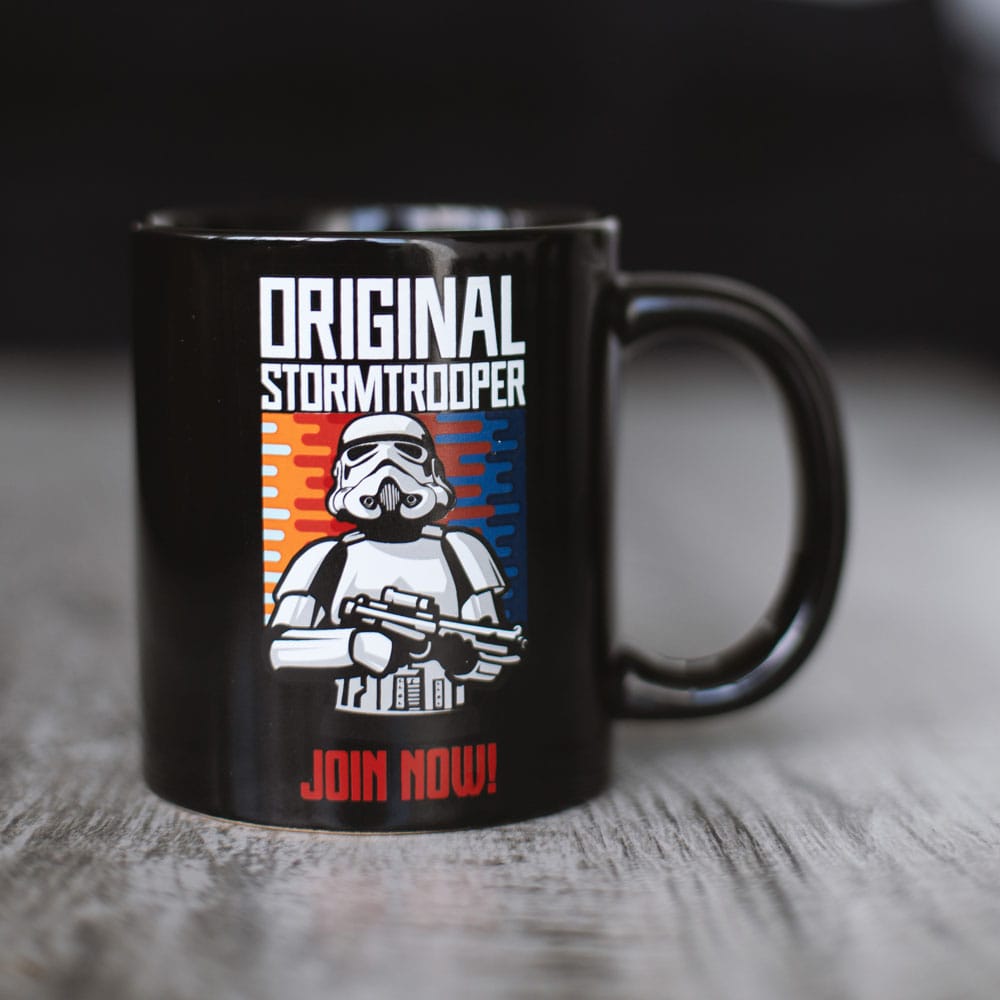 Original Stormtrooper Mug Join Now Black Thumbs Up