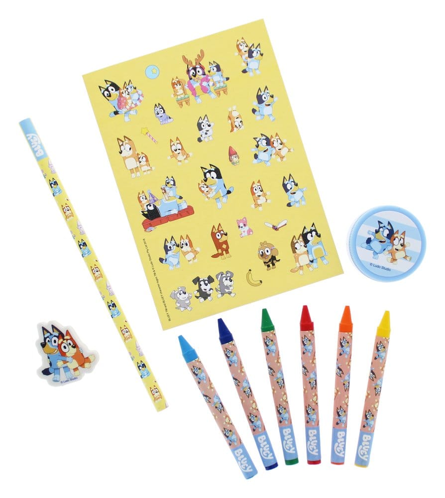 Bluey 11 Piece Stationery Set Thumbs Up