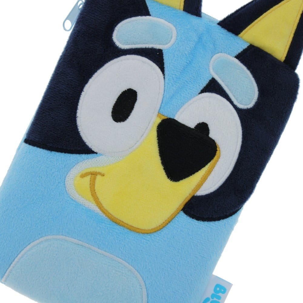 Bluey Plush Pencil Case Blue Thumbs Up