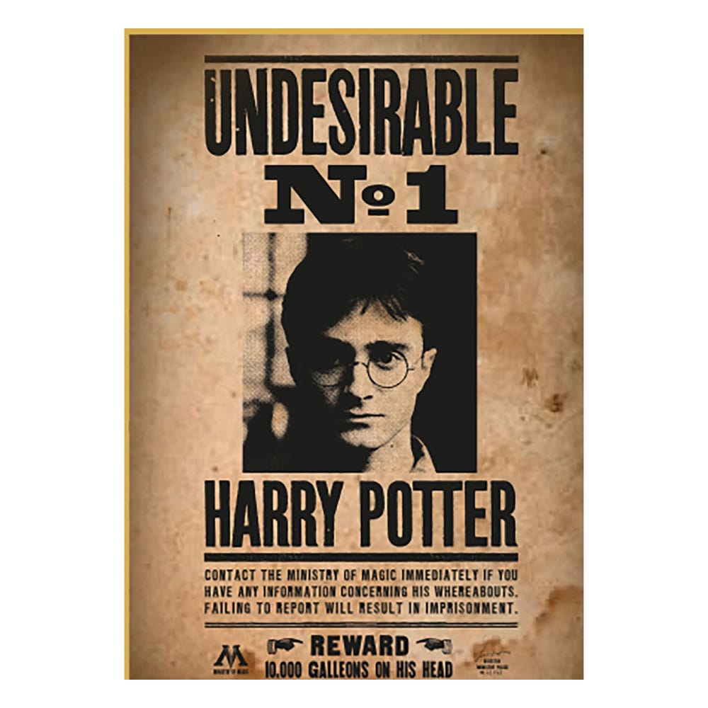 Harry Potter Puzzle Wanted No1 Harry Potter 50 pieces Thumbs Up