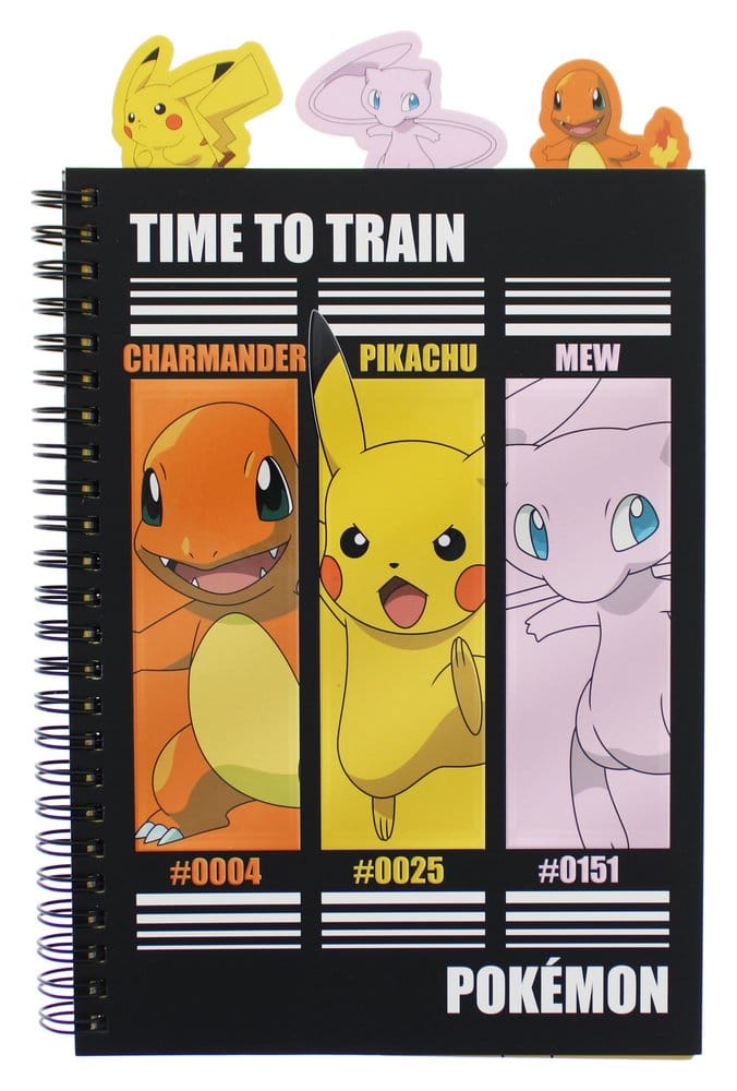 Pokémon Notebook A5 Project Book Time to Train Thumbs Up