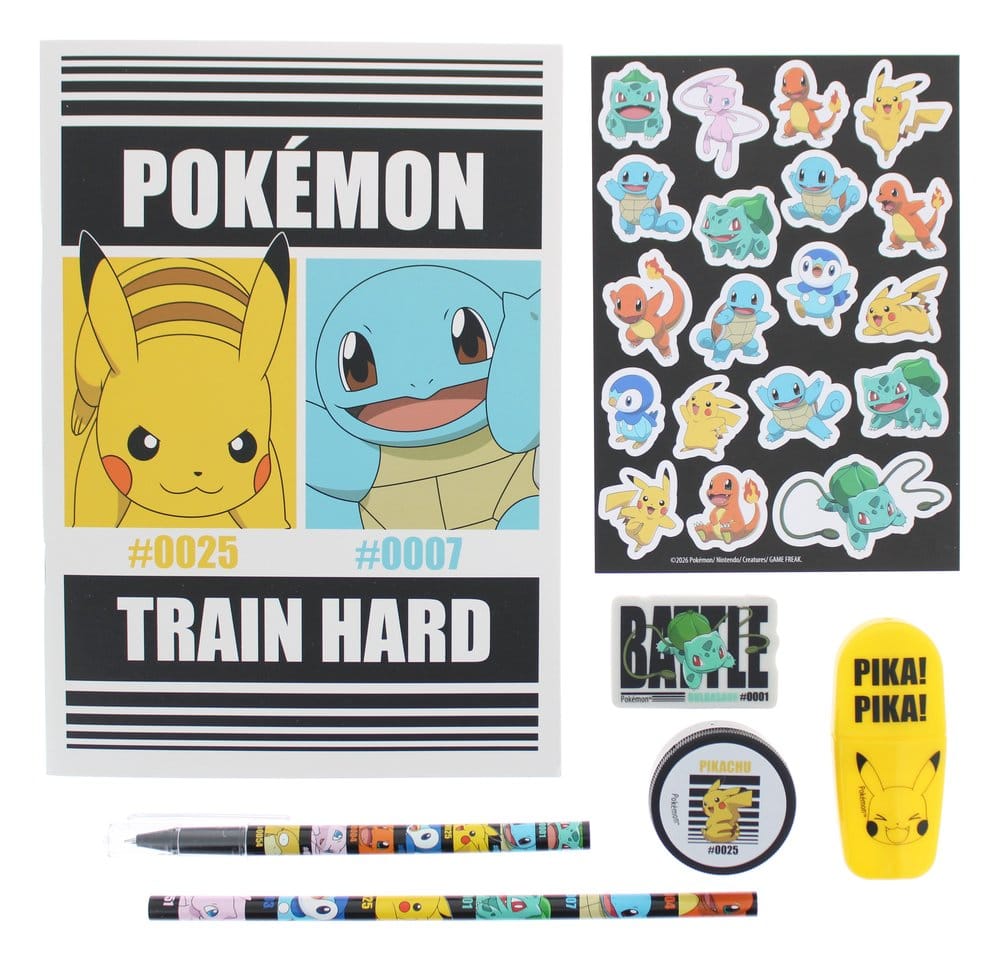 Pokémon Stationery Set 7 piece Thumbs Up