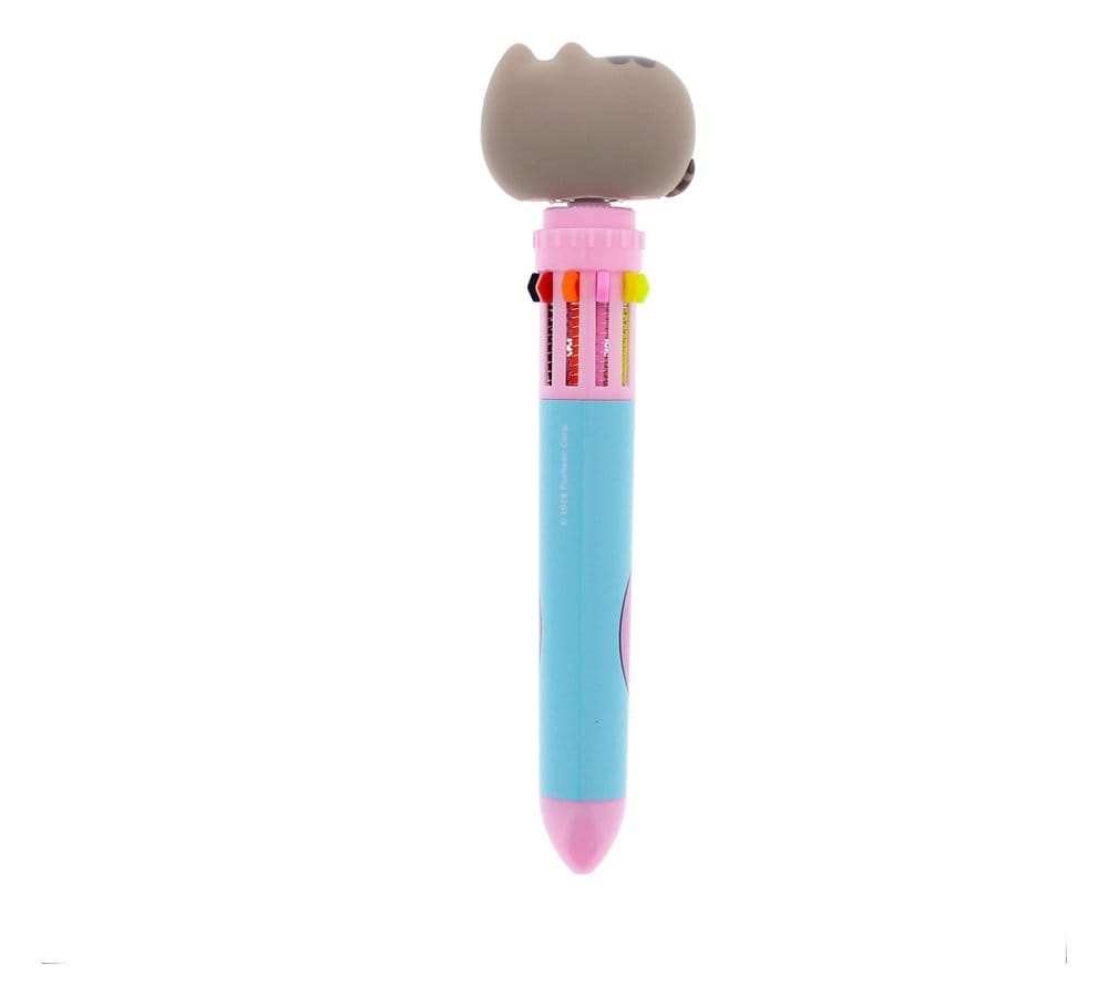 Pusheen Multi Colour Pen Spinny By The Pool Blue Thumbs Up