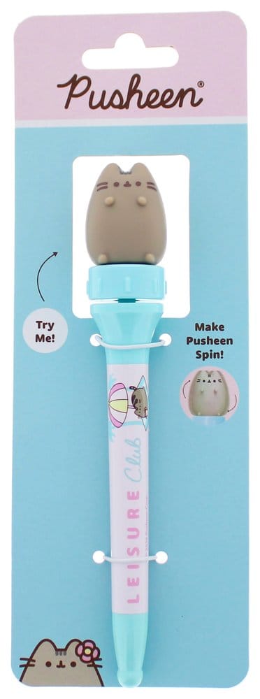 Pusheen Pen Spinny Leisure Club Blue Thumbs Up
