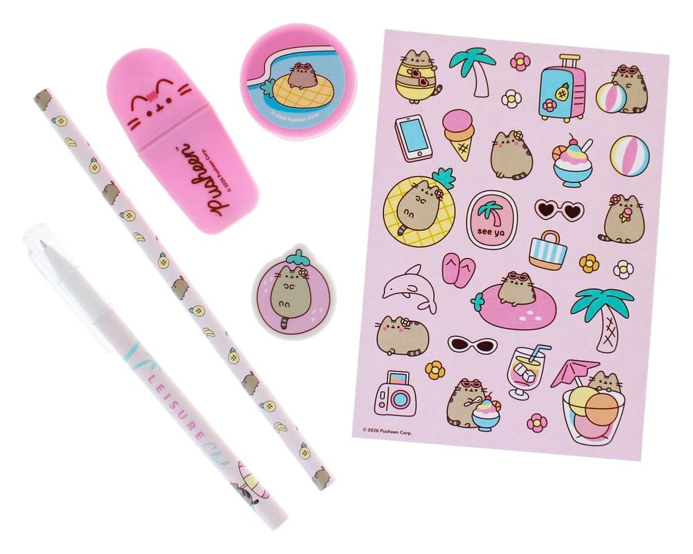 Pusheen Stationery Set 7 Piece Thumbs Up