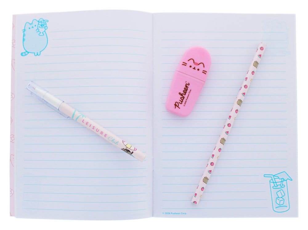 Pusheen Stationery Set 7 Piece Thumbs Up