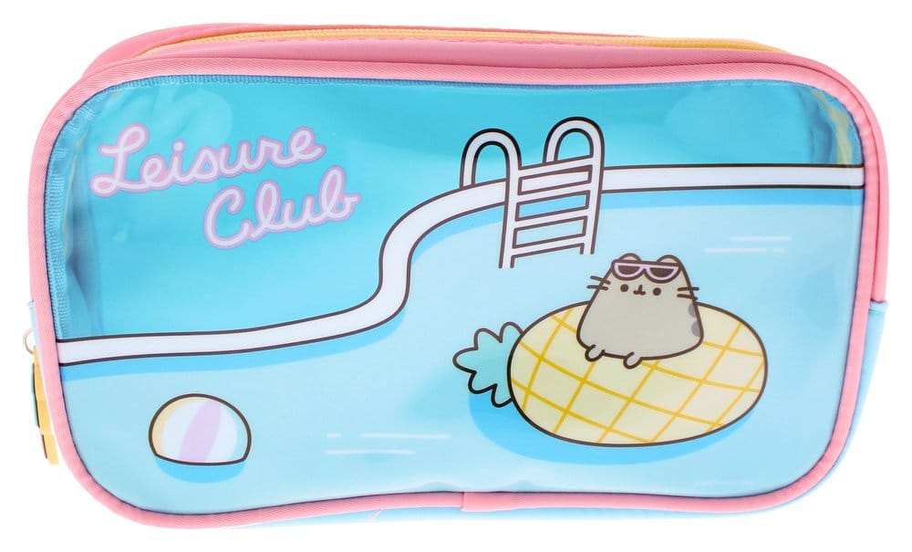 Pusheen Pencil Case Leisure Club Blue Thumbs Up