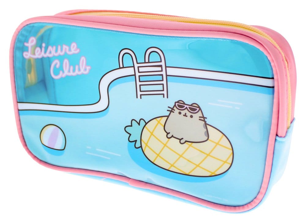 Pusheen Pencil Case Leisure Club Blue Thumbs Up