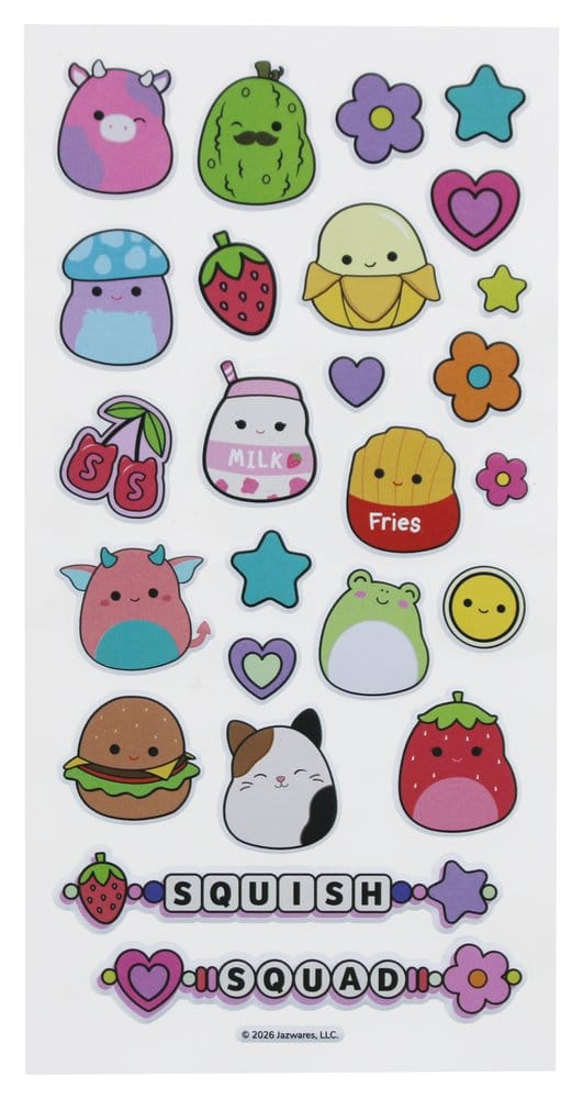 Squishmallows Sticker Set Super Puffy Thumbs Up