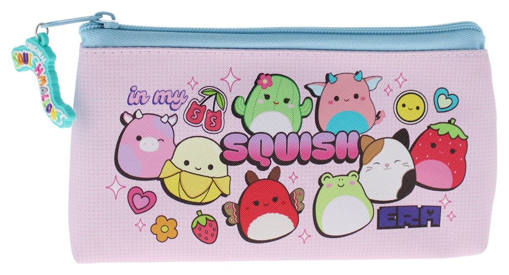 Squishmallows Pencil Case In My Squish Era Pink Thumbs Up