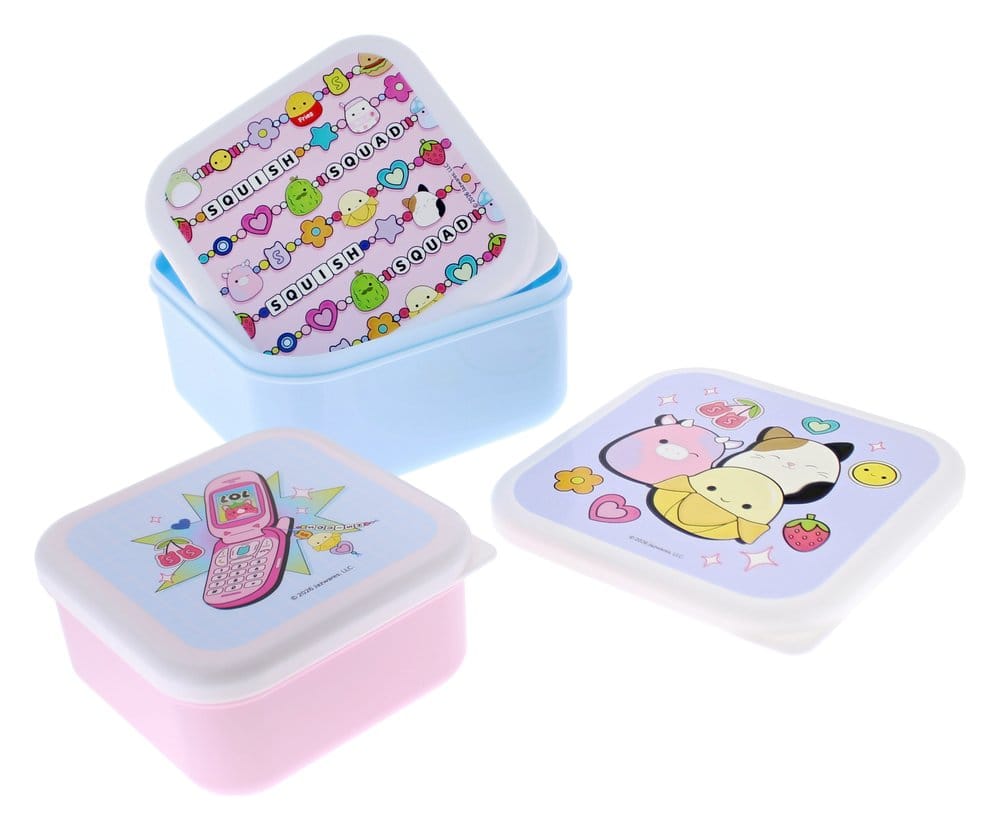 Squishmallows Snack Boxes 3 Pack Thumbs Up