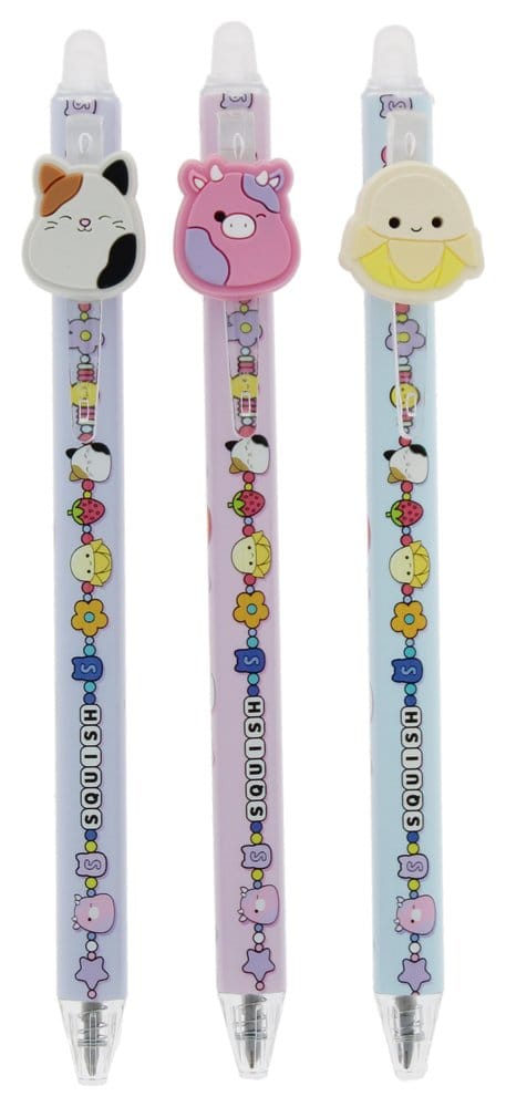 Squishmallows Erasable Gel Pen 3 Pack Thumbs Up