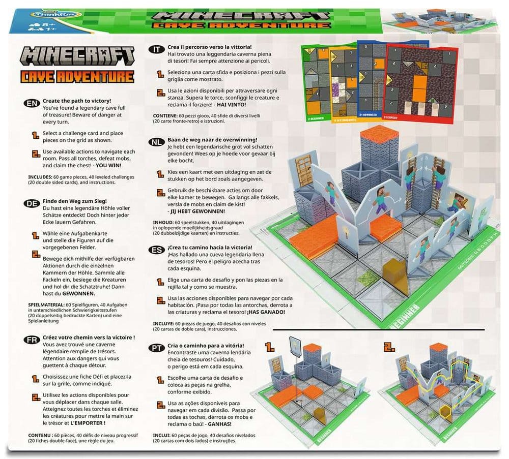 Minecraft Cave Adventure Logic Game Thinkfun