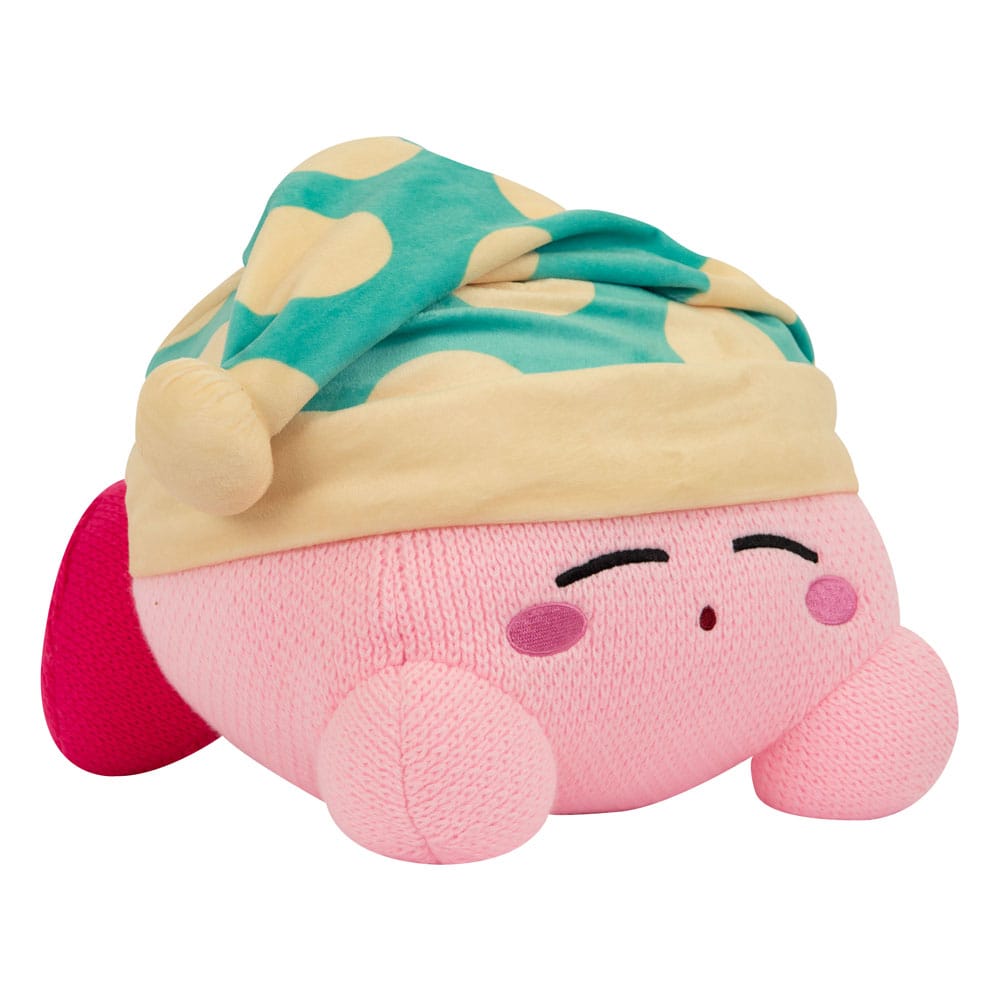 Kirby Nuiguru Knit Plush Figure Kirby Sleeping Mega Tomy