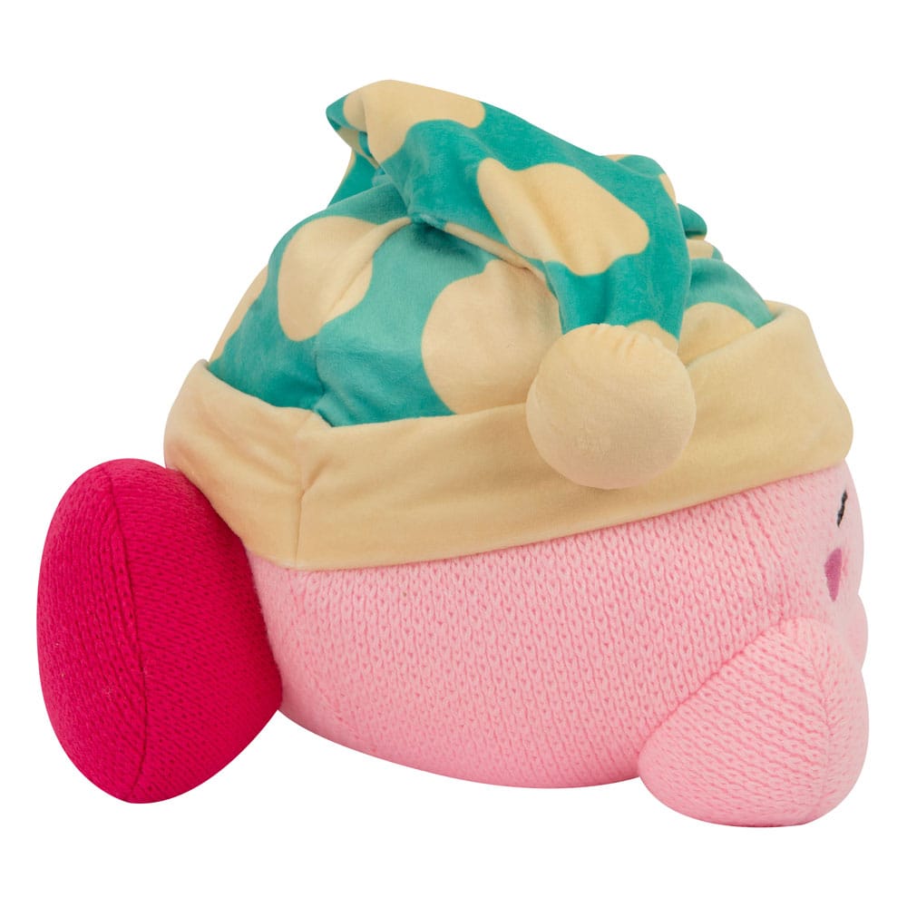 Kirby Nuiguru Knit Plush Figure Kirby Sleeping Mega Tomy