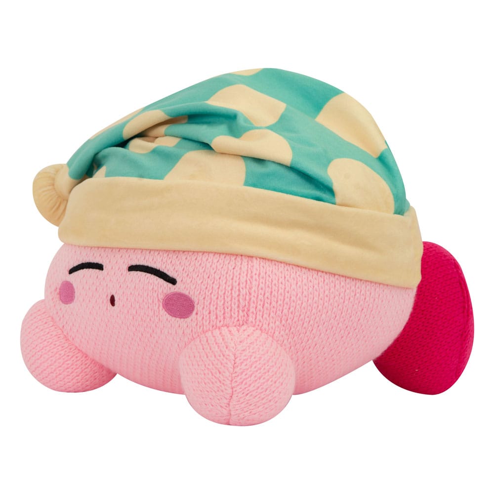 Kirby Nuiguru Knit Plush Figure Kirby Sleeping Mega Tomy