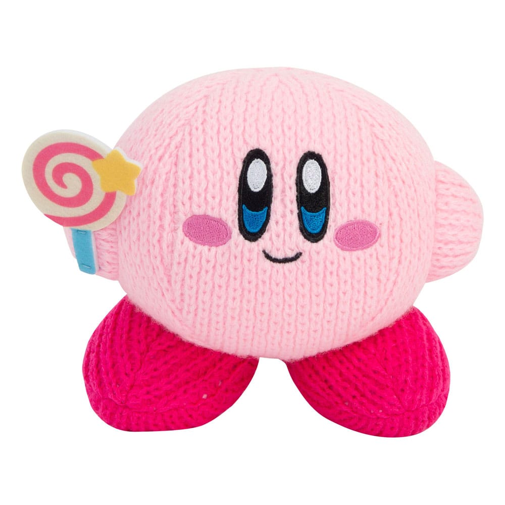Kirby Nuiguru Knit Plush Figure Kirby with Invincible Candy Wand Tomy