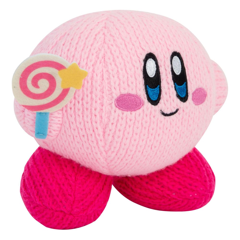 Kirby Nuiguru Knit Plush Figure Kirby with Invincible Candy Wand Tomy