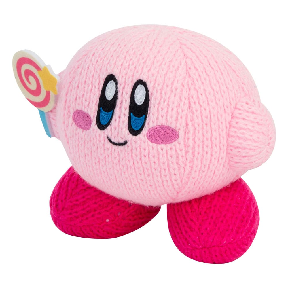 Kirby Nuiguru Knit Plush Figure Kirby with Invincible Candy Wand Tomy