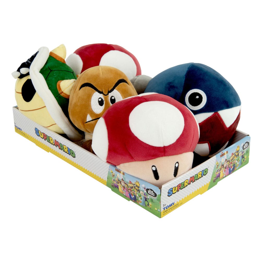 Super Mario Mocchi Mocchi Junior Plush Figures Wave 11 Assortment 5 Tomy
