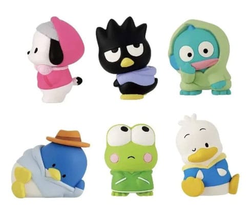 Sanrio Twinchees Mini Figures Hapidanbui Hoodie Display 24 Takara Tomy