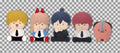 Chainsaw Man Twinchees Mini Figures Chubby Chubby Display 24 Takara Tomy