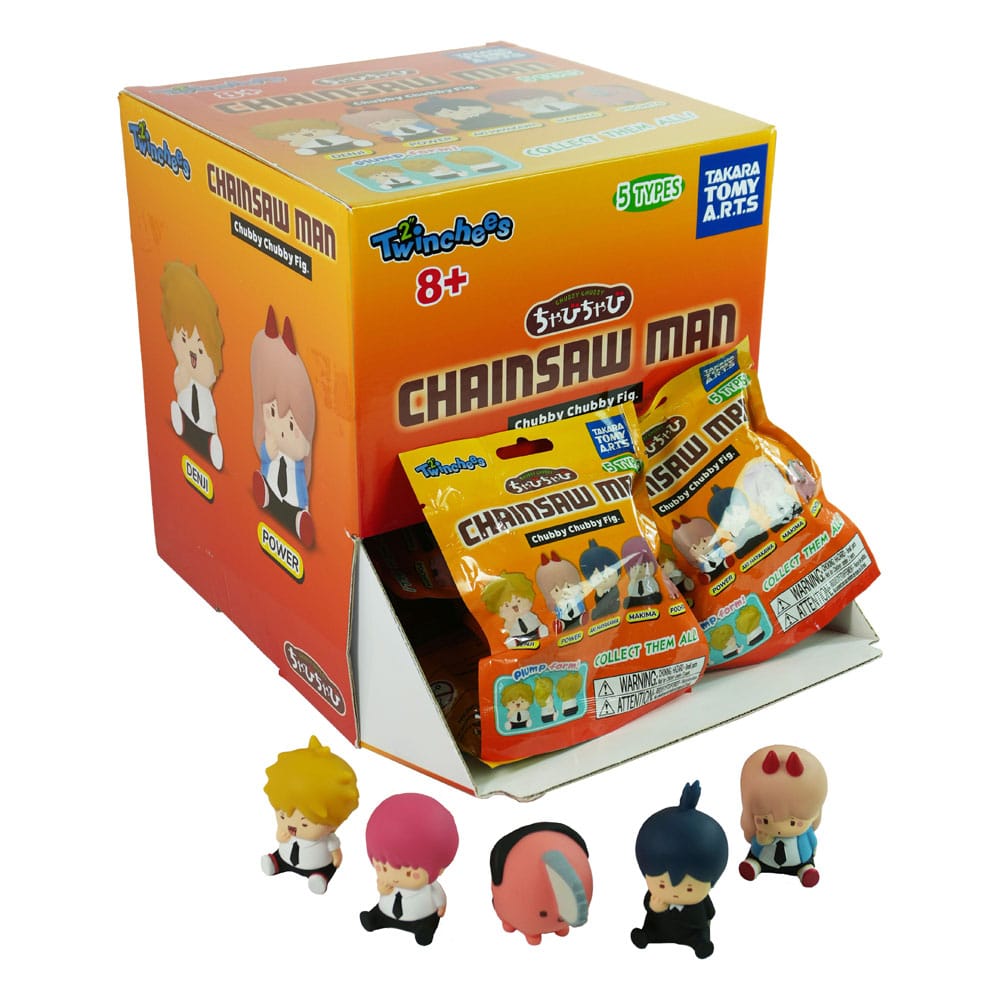 Chainsaw Man Twinchees Mini Figures Chubby Chubby Display 24 Takara Tomy