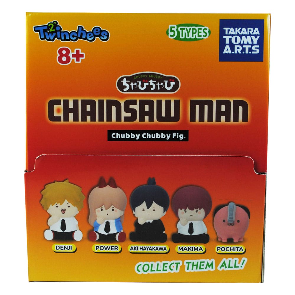 Chainsaw Man Twinchees Mini Figures Chubby Chubby Display 24 Takara Tomy