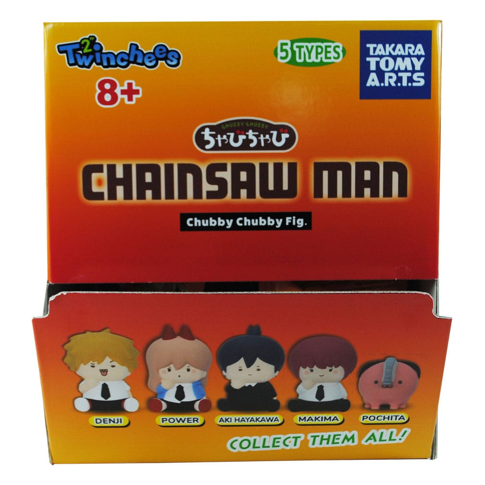 Chainsaw Man Twinchees Mini Figures Chubby Chubby Display 24 Takara Tomy