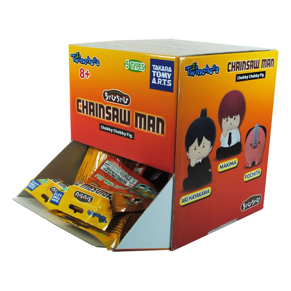 Chainsaw Man Twinchees Mini Figures Chubby Chubby Display 24 Takara Tomy