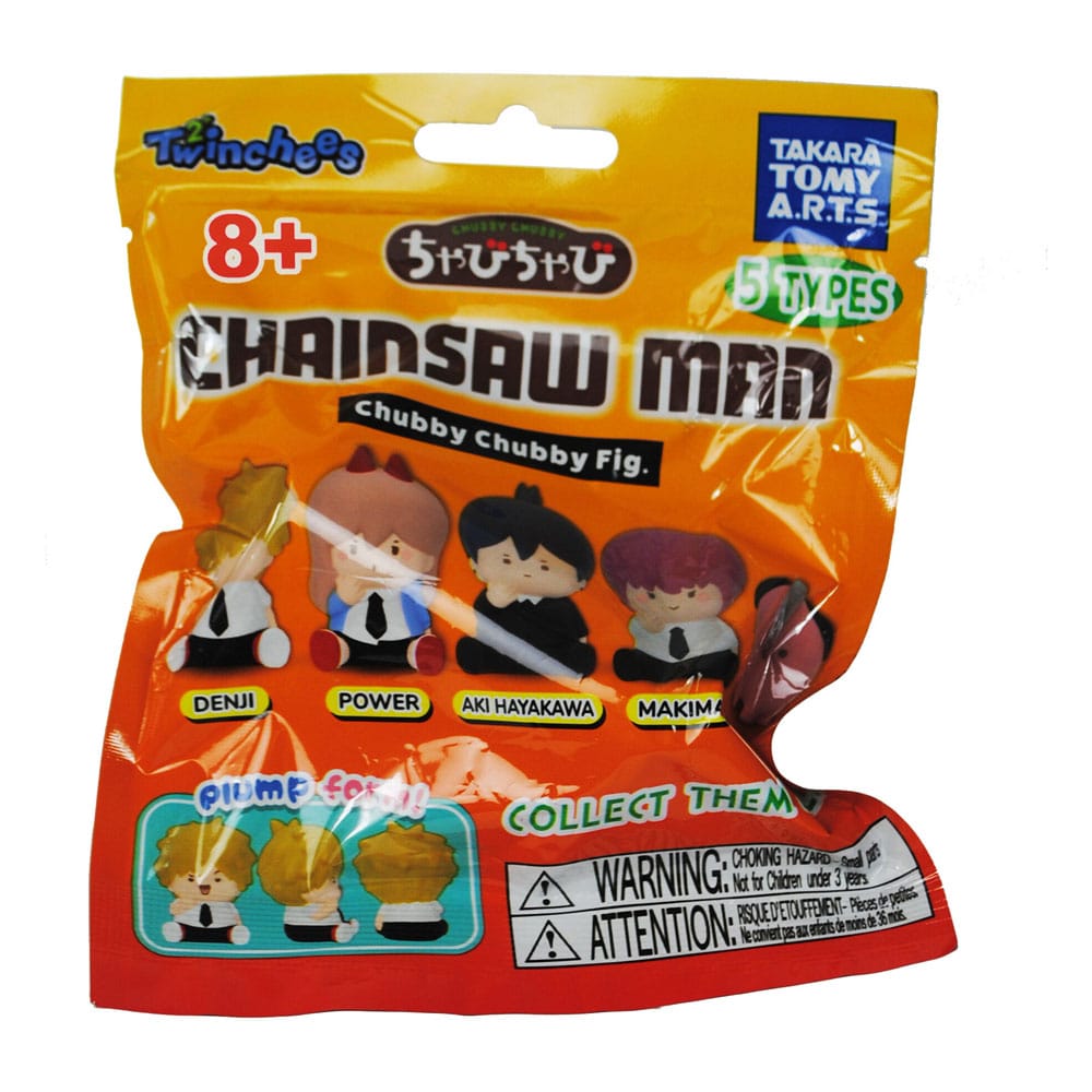 Chainsaw Man Twinchees Mini Figures Chubby Chubby Display 24 Takara Tomy