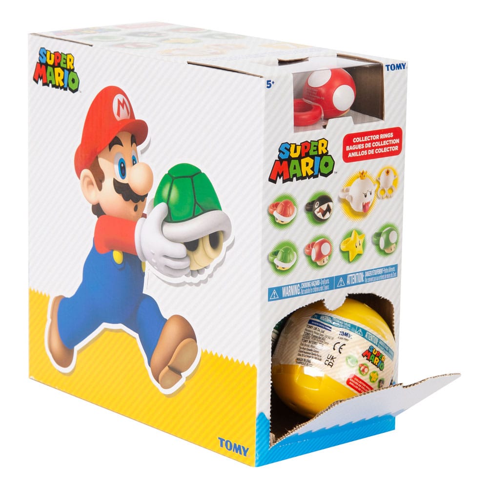 Super Mario Rings Mystery Capsule Display 9 Tomy