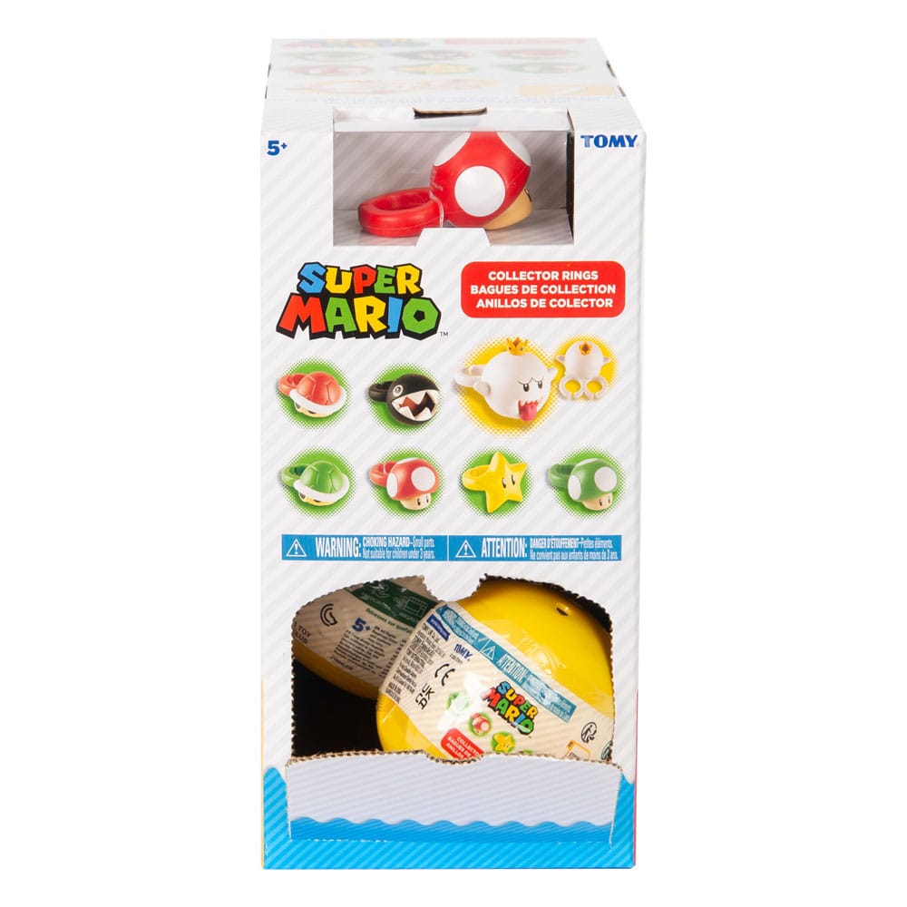 Super Mario Rings Mystery Capsule Display 9 Tomy