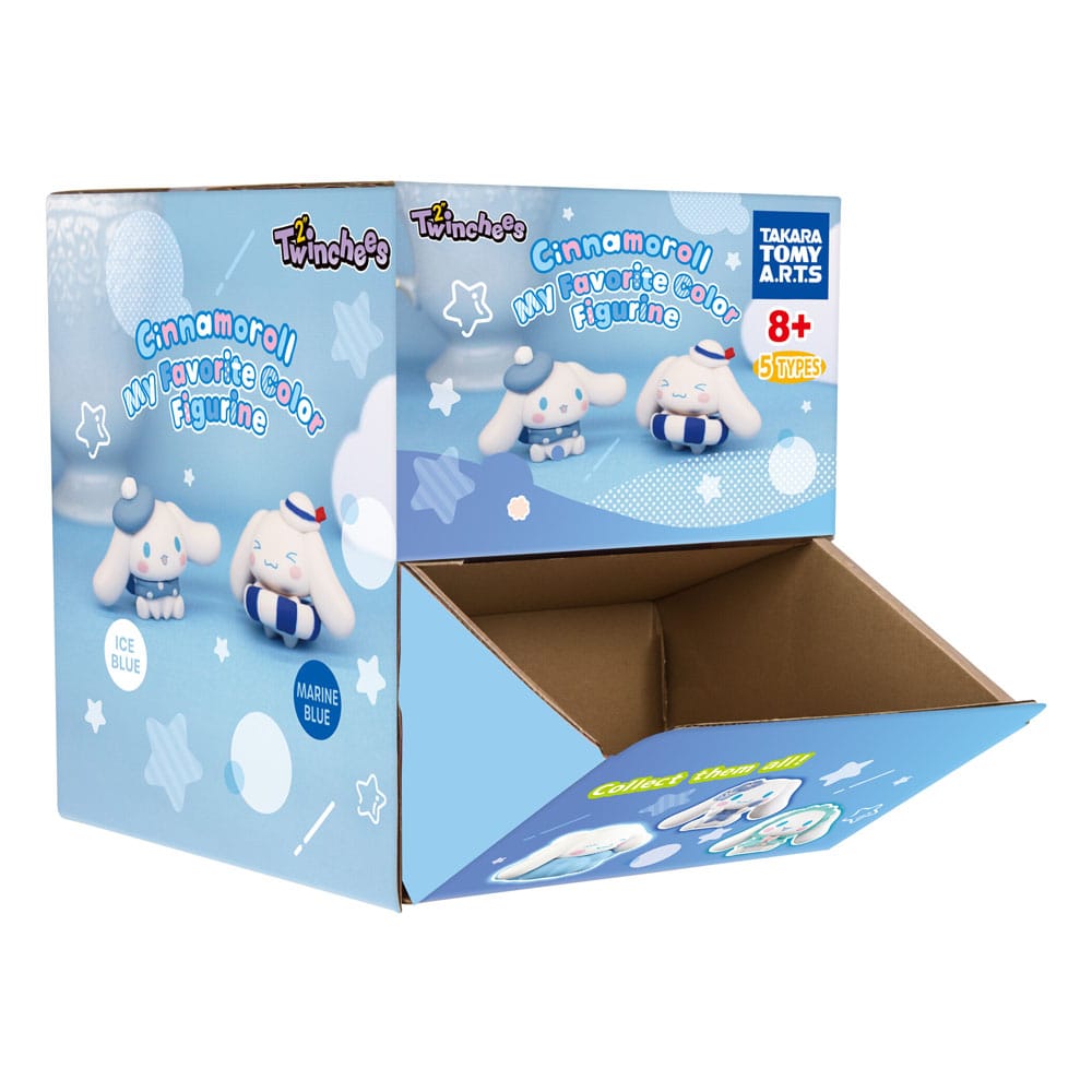 Sanrio Twinchees Mini Figures Cinamoroll My Favourite Colour Display 24 Takara Tomy