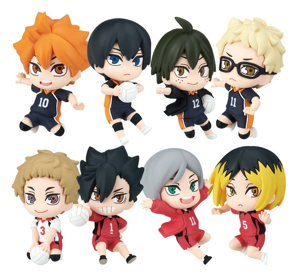 Haikyu!! Twinchees Dangler Mini Figures Defofig! Blind Pack Display 24 Takara Tomy