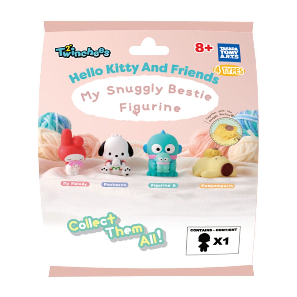 Sanrio Twinchees Mini Figures Hello Kitty & Friends My Cuddly Buddy Blind Pack Display 24 Takara Tomy
