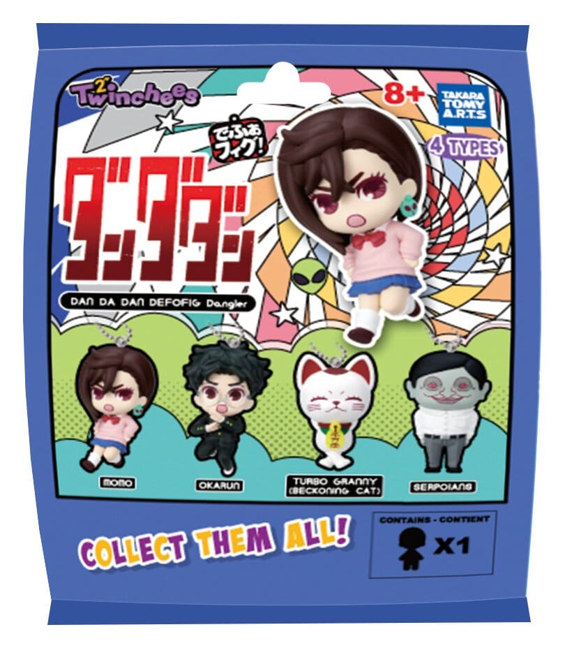 Dandadan Twinchees Dangler Mini Figures Defofig! Blind Pack Display 24 Takara Tomy