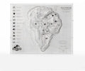 Jurassic Park Topographic Map Isla Nublar Elite Creature Collectibles