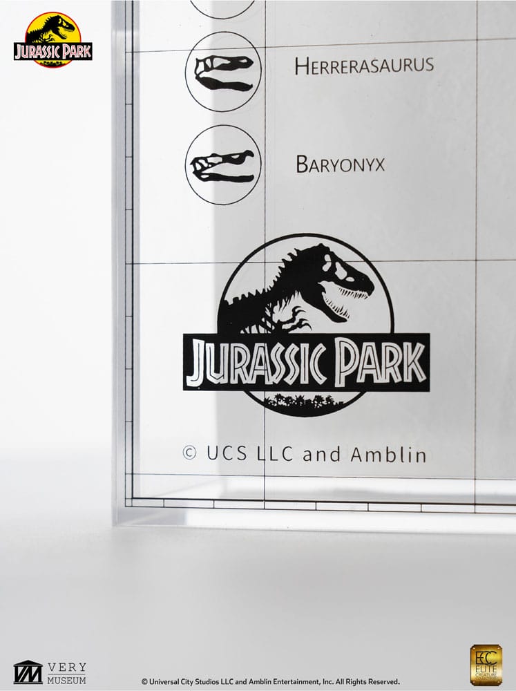 Jurassic Park Topographic Map Isla Nublar Elite Creature Collectibles