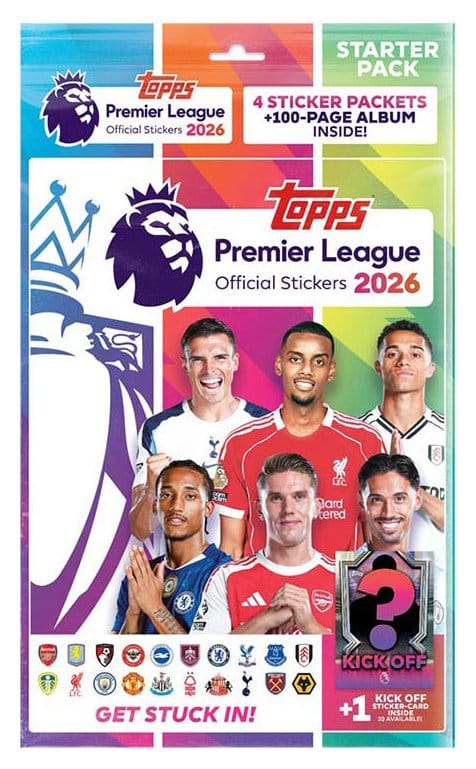 Premier League 2025/26 Sticker Starter Pack Topps/Merlin