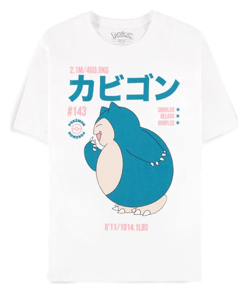 Pokémon T Shirt Snorlax Size L Difuzed