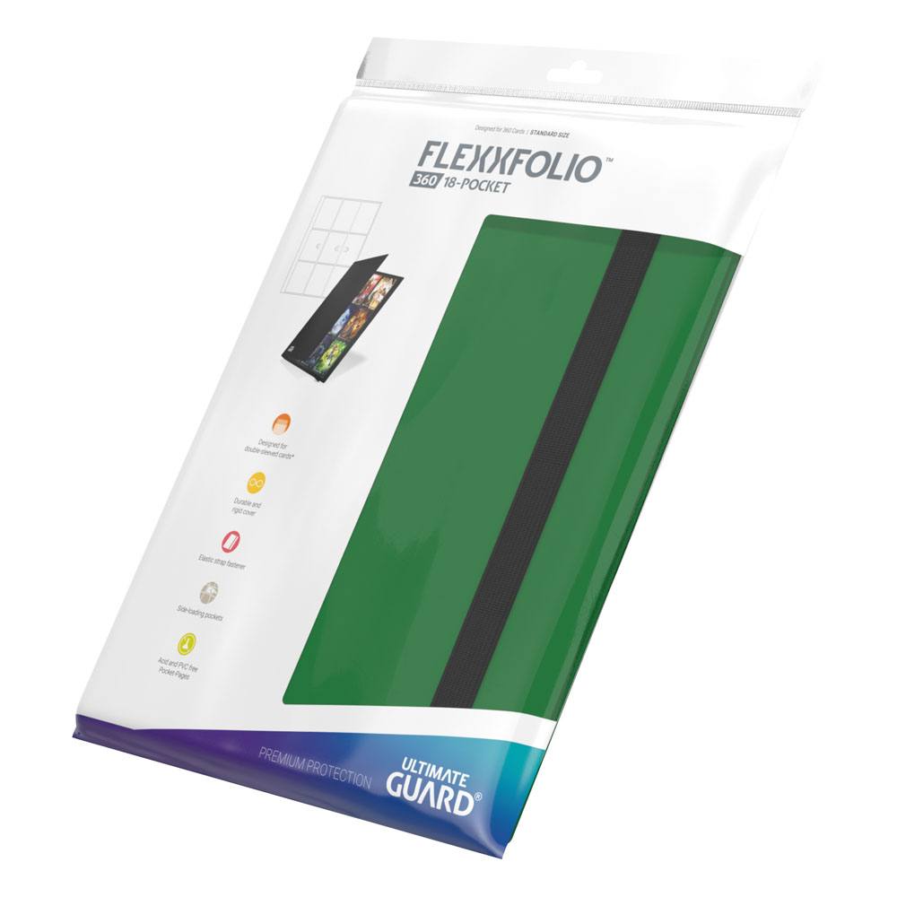 Ultimate Guard Flexxfolio 360 18 Pocket Green Ultimate Guard