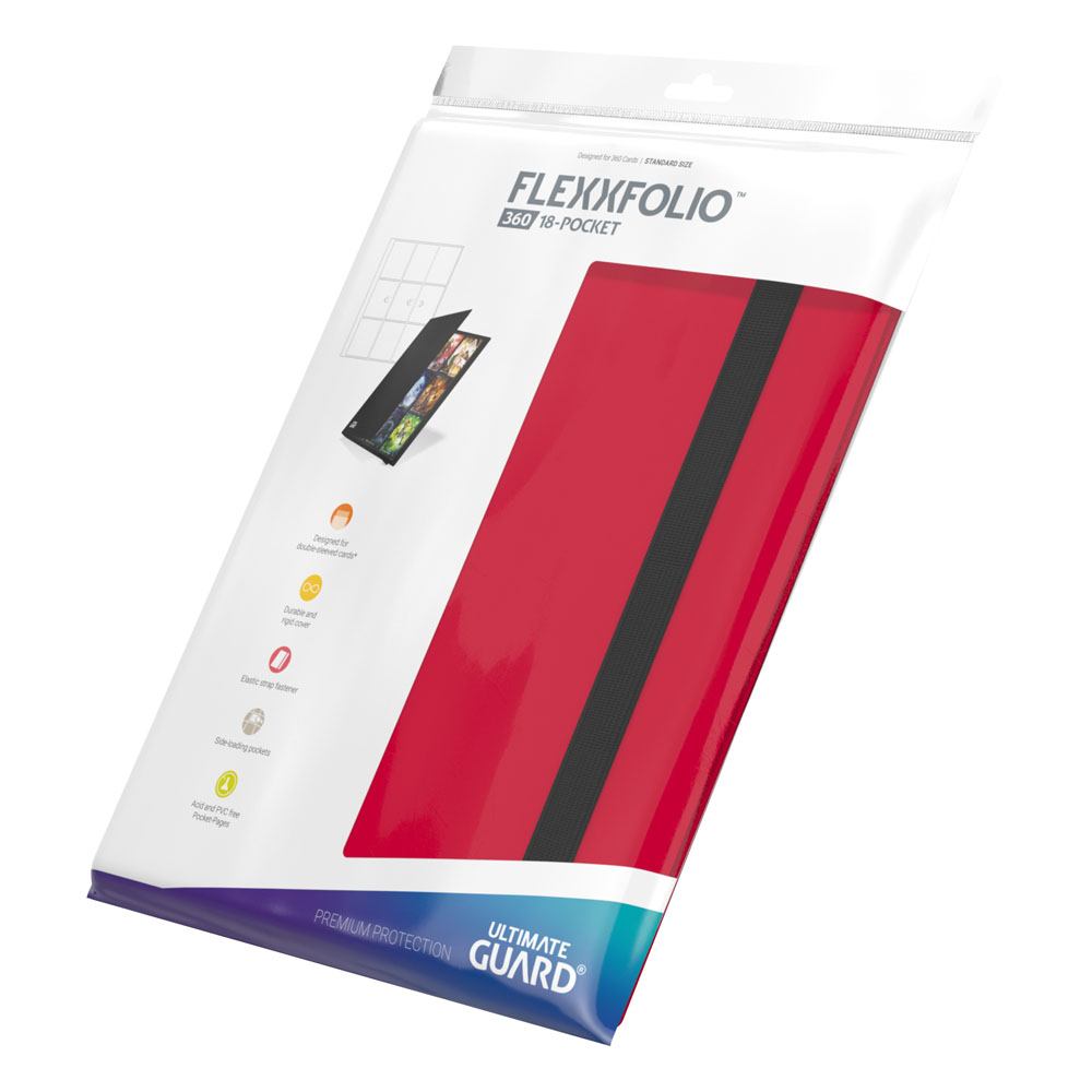 Ultimate Guard Flexxfolio 360 18 Pocket Red Ultimate Guard