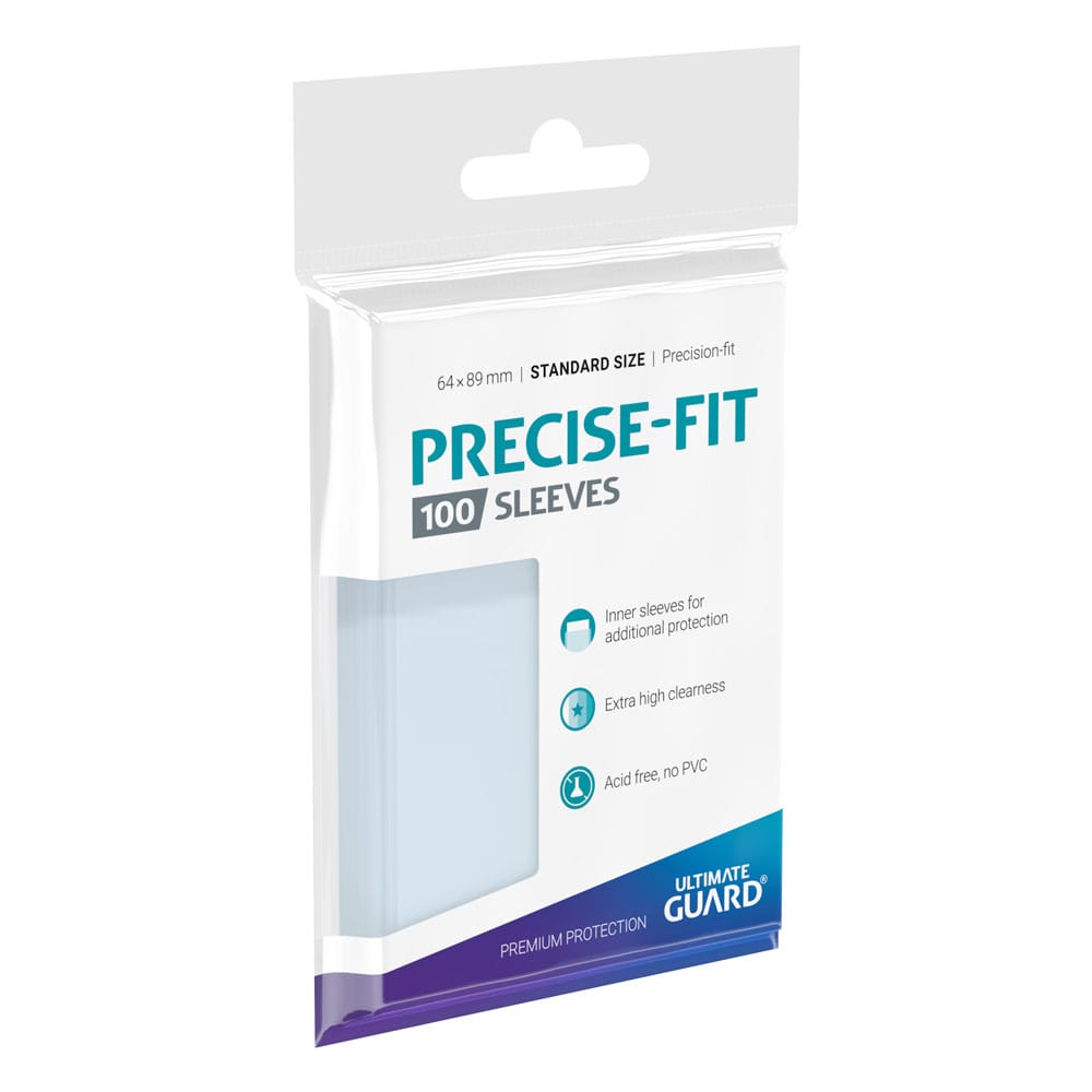 Ultimate Guard Precise Fit Sleeves Standard Size 100 Ultimate Guard
